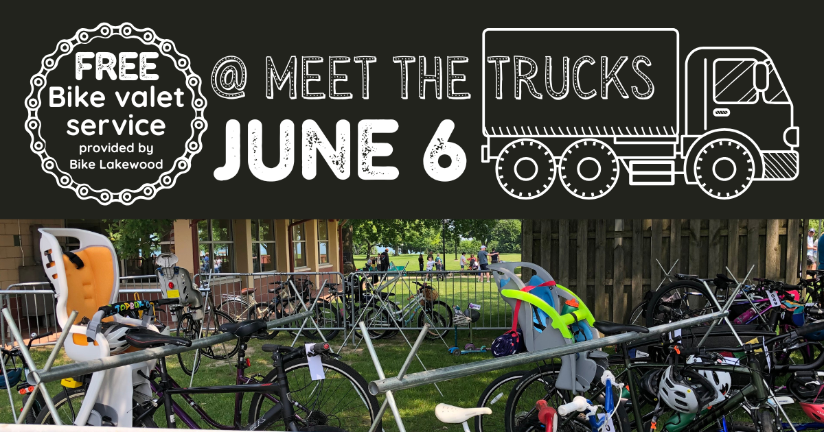Meeting the Trucks bike valet